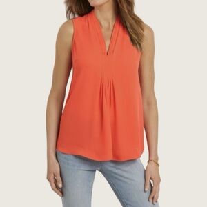 Soft Surroundings Martina Top — Mango Orange